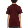 Kaos Polos Anak Warna Maroon - Gambar 3