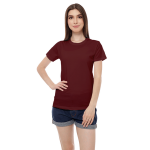 Kaos Polos Wanita Warna Maroon