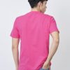 Kaos Polos Pria Pink Fanta - Gambar 3