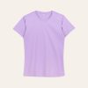 Kaos Polos Slimfit Wanita Warna Ungu Lilac