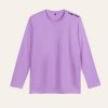 Kaos Polos Ungu Lilac Lengan Panjang
