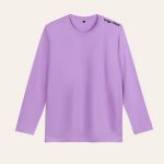 Kaos Polos Ungu Lilac Lengan Panjang