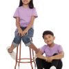 Kaos Polos Anak Warna Ungu Lilac