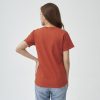 Kaos Polos Wanita Warna Terracotta - Gambar 2