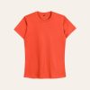 Kaos Polos Slimfit Wanita Warna Terracota