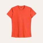 Kaos Polos Slimfit Wanita Warna Terracota