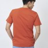 Kaos Polos Pria Terracotta - Gambar 3