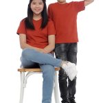 Kaos Polos Anak Warna Terracotta
