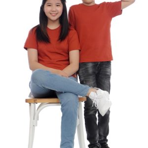 Kaos Polos Anak Warna Terracotta
