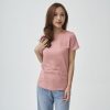 Kaos Polos Wanita Warna Dusty Pink