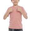 Kaos Polos Anak Warna Dusty Pink - Gambar 2
