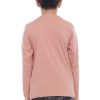 Kaos Polos Anak Lengan Panjang Dusty Pink - Gambar 3