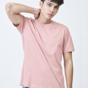Kaos Polos Pria Dusty Pink