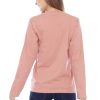 Kaos Polos Wanita Lengan Panjang Dusty Pink - Gambar 4