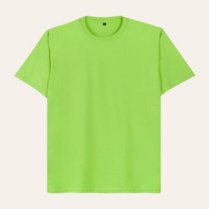 Kaos Polos Hijau Neon