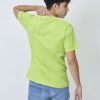 Kaos Polos Pria Hijau Neon - Gambar 3
