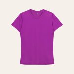Kaos Polos Slimfit Wanita Warna Ungu Violet