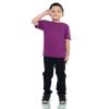Kaos Polos Anak Warna Ungu Violet - Gambar 2