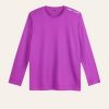 Kaos Polos Ungu Violet Lengan Panjang