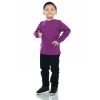 Kaos Polos Anak Lengan Panjang Ungu Violet - Gambar 2