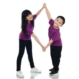 Kaos Polos Anak Warna Ungu Violet