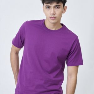 Kaos Polos Pria Ungu Violet