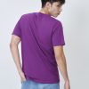 Kaos Polos Pria Ungu Violet - Gambar 3