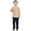 Kaos Polos Anak Warna Khaki - Gambar 2
