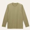 Kaos Polos Warna Khaki Lengan Panjang