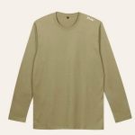Kaos Polos Warna Khaki Lengan Panjang