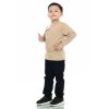 Kaos Polos Anak Lengan Panjang Warna Khaki - Gambar 2