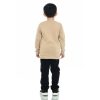 Kaos Polos Anak Lengan Panjang Warna Khaki - Gambar 3