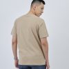 Kaos Polos Pria Warna Khaki - Gambar 2