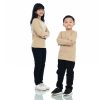 Kaos Polos Anak Lengan Panjang Warna Khaki