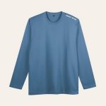 Kaos Polos Steel Blue Lengan Panjang