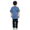 Kaos Polos Anak Warna Steel Blue - Gambar 2