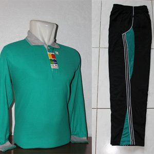 Seragam Olahraga Polos Hijau Toska
