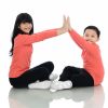 Kaos Polos Anak Lengan Panjang Warna Salem