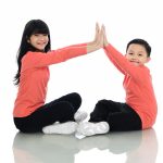 Kaos Polos Anak Lengan Panjang Warna Salem