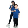 Kaos Polos Anak Warna Classic Blue - Gambar 3