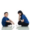 Kaos Polos Anak Warna Classic Blue - Gambar 2