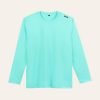 Kaos Polos Mint Lengan Panjang