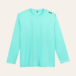 Kaos Polos Mint Lengan Panjang