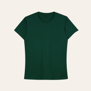Kaos Polos Slimfit Wanita Warna Forest Green