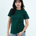 Kaos Polos Wanita Warna Forest Green