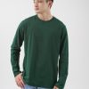 Kaos Polos Pria Lengan Panjang Forest Green
