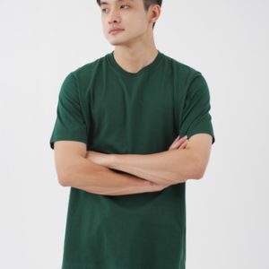 Kaos Polos Pria Forest Green