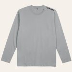 Kaos Polos Abu Silver Lengan Panjang