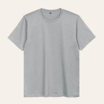 Kaos Polos Abu Silver