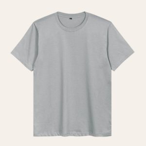 Kaos Polos Abu Silver